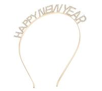 WOFASHPURET Happy Year's Head Hoop Year Headband for Women Delicate Compact Hairband Years Eve Party Supplies Headband Funny for Girls Stylish Hair Accessories