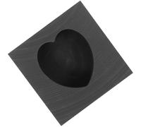 WOFASHPURET Heart-Shaped Graphite Mold for Melting and Casting Gold and Silver Ingots, Suitable for DIY Jewelry Crafting and Metal Foundry