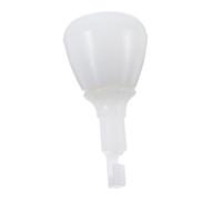 WOFASHPURET Hook Style Cane Tip Replacement for Blind Walking Sticks, White Swiveling Cane Attachment Rolling Ball, Plastic Crutch Tips for Stability and Smooth Movement