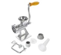 WOFASHPURET Manual Meat Grinder for Kitchen and Home Use, Aluminium Alloy Meat Grinding Machine with Simple Operation and Effort Saving Design, Suitable for Sausage Making and Vegetable