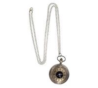 WOFASHPURET Men Vintage Wind up Pocket Watch Necklace Roman Numerals for Christmas