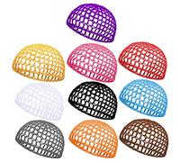 WOFASHPURET Mesh Crochet Hair Net for Women Sleep Hat Simple Design Ideal for Bun Hair Net Random Color