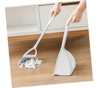 WOFASHPURET Mini Broom and Dustpan Set for Lightweight Household Cleaning Tool Compact Sweeping Kit with Fine Polished Edges Convenient Storage Suitable for Boys Random Color