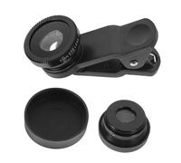 WOFASHPURET Mobile Phone Camera Lens Kit Wide Angle Macro Fisheye Three-Piece Set 0.67X 0.4X Universal Clip-On External Lens Lightweight and Easy to Install