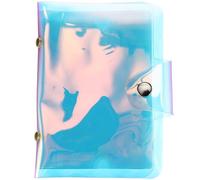 WOFASHPURET Nail Stamping Plate Bag Nail Art Plates Bag 20 Card Slots Pet Material Organizing Easy to Open and Close Friends Fashionable Look Party