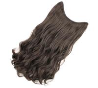 WOFASHPURET Natural Black Clip In Hair Extensions for Women Human Hair Wave Curly Hairpiece Lightweight Breathable U Shaped Hairstyle Accessory for Volume and Enhancement