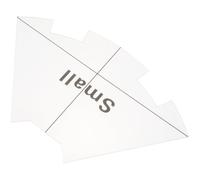 WOFASHPURET Patchwork Quilting Ruler Triangle Plastic Sewing Ruler with Cutting Function for Clothing Crafting and Sewing Templates