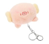 WOFASHPURET Pig Keychain Pendant Cute Stuffed Animal Backpack Ornament for Decorations at Birthdays Weddings Year Celebrations Reusable Keychain Accessory