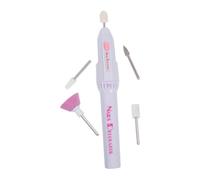 WOFASHPURET Portable Electric Manicure Pen Nail Drill for Women Multi-function Grinding Polishing Tool Cordless Mini Nail File with Comfortable Grip White