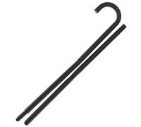 WOFASHPURET Realistic Halloween Magician Crutch Stick with Comfortable Grip Theatrical Cane for Party Cosplay Stage Performance and Jazz Dance Prop
