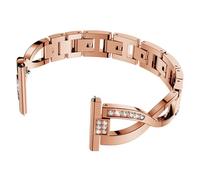 WOFASHPURET Replacement X-Shaped Rhinestones Watch Strap Band for Women’S Smart Watch Sporting and Dating