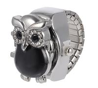 WOFASHPURET Retro Owl Pattern Watch Creative Finger Watch Precise Movement for Casual Wear for Halloween Christmas