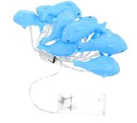 WOFASHPURET Shark String Light Pendant Festival Light Pendant Plastic Creative Fresh Look Round Edges Do Not Hurt Your Hands Festival Party Decoration