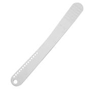 WOFASHPURET Stainless Steel Dumpling Ruler Baking Pastry Strip Ruler 12in Precision Marks Multifunctional Design Sleek Sturdy for Home Cooks and Professional Chefs Kitchen Use