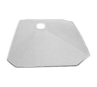 WOFASHPURET Stainless Steel Square Range Hood Grease Filter Replacement with Dual-layer Construction Compatible with Kitchen Hood Models Easy to Maintain and Clean