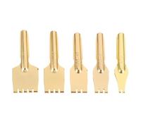 WOFASHPURET Tibetan Fountain Pen Nibs Set 5 Pieces Flat Broad Edge Calligraphy Pen Tips Reusable Fountain Accessory for Artistic Lettering and Tibetan Writing Practice