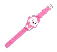 WOFASHPURET Touch Screen Watch with Bear Design LED Digital Clamshell Flip Watch for Boys and Chic S Wristwatch Creative and Fun