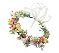 WOFASHPURET Vintage Flower Headband with Simulated Rose Design Comfortable Lightweight Bridal Hairband for Women Elegant Wedding Accessory Showing Grace and Purity