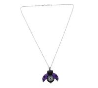 WOFASHPURET Vintage Ladybug Pocket Watch Necklace for Women Cute Quartz Pendant with Accurate Timekeeping Lightweight Small for Everyday Fashion and Handbag Decoration Purple