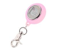 WOFASHPURET Vintage Style Digital Nurse Pocket Watch with Key Buckle Portable Hanging Chest Watch for Medical Staff Easy to Read Date Display Luminous Seconds Timer Design