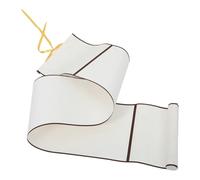 WOFASHPURET White Rice Paper Scroll for Chinese Calligraphy Painting, Lightweight Portable Blank Scroll with Rolling Design, for Office Decoration and Artistic Calligraphy Practice