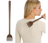 WOFASHPURET Wood Back Scratcher with Long Handle for Adults Manual Back Scratch Tool Made of Natural Wood, Massage Feature to Boost Relaxation, for Home and Office Use