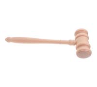 WOFASHPURET Wooden Judge Mallet Hammer with High-Impact Striking Force and Precise Design, Beige Colour, Suitable for Civil and Administrative Trials, for Lawyers and Judges