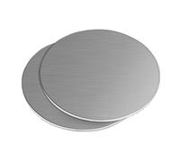 WOFDALY 304 Stainless Steel Round Sheet 2PCS Thickness 0.8MM Metal Plate Disc Panel Good Mechanical Properties Perfect for Auto Repair Work,150mm