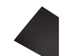 WOFDALY 4mm Plain Weave 3K Carbon Fiber Plate Black Professional Grade Lightweight High Strength Rigid Heat Resistant Composite Sheet for Robotics Engineering DIY,50mm*100mm*4mm