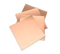WOFDALY Copper Sheet Metal Sheet Plate,Processable Copper Plates for DIY Project, Maintenance, Production,1.2mm*200mm*300mm