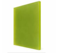 WOFDALY Polyurethane Pad Sheet 200mm x 200mm PU Board Solid Urethane Block Wear Resistant Elastic Cushion Plate Industrial Machining DIY Engineering,10mm