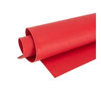 WOFDALY Red Silicone Rubber Solid Thick Pad Thickness 0.5mm Plate Impact Resistant and Non-Deformable Nonslip Board,0.5mx0.5m