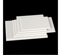 WOFDALY White ABS Plastic Board 300mm*500mm 2 Pieces Opaque ABS Sheet Styrene Plastic Panels CNC Laser Modelling Prototype Mounting Durable Strong,300mm*500mm*0.5mm