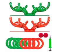 WOFEU 2pcs Christmas Ring Toss Games for Kids