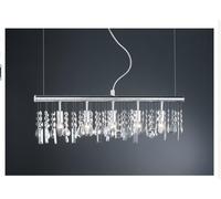 WOFI Action Ceiling Light Ceiling Pendant Crystal Chandelier 5 Light Chrome
