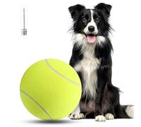 Wofypetny Giant 9.5" Dog Tennis Ball Large Pet Toys Funny Outdoor Sports Ball with Inflating Needles for Small Medium Large Dog