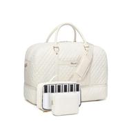 Wogarl 3PCS Weekender Bags for Women (Beige-NJ), Beige-057NJ, Fashion