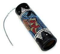 Wogeka - 25 cm Thunder Drum - Thunderstorm Maker Thunder Maker with Dot-Paint Painting Rainmaker Music 105