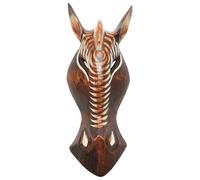 Wogeka - 30 cm Antelope Gazelle Animal Mask - Handmade Wooden as a Gift Idea for Decoration, Carving of Bali, Africa Mask 111