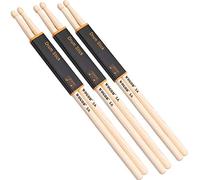 WOGOD 5A Drum Sticks Classic Drumsticks Wood Tip Drumstick 3 Pair