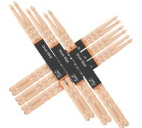 WOGOD Drum Sticks 6-Pack Maple Drumsticks 5A Patented Wavy Design Drum Sticks - Style (BLX-6PAIR)