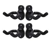 WOGOD Guitar Wall Hangers, 4 Pack Wall Mount Stands Holders Hooks - Home and Studio Keeper