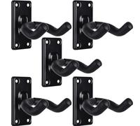 WOGOD Guitar Wall Mount Hangers 5 Pack Hanging Guitar Mount for Acoustic Electric Guitar Hanger Wall Mount