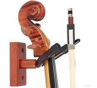 WOGOD Wall Mount Violin Hanger, Instrument Display Hook (Rectangular Shape)