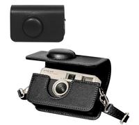 wogozan Camera Case for KODAK EKTAR H35 H35N/F8/F9/VIBE 501F Half Frame Film Camera, PU Leather Camera Case for KODAK Camera Carrying Protective Case with Shoulder Strap (No Camera) - Black