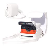 WOGOZAN Camera Case for Polaroid Flip Instant Camera, Vintage Leather White