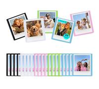 wogozan Go Magnetic Picture Frame Compatible with Polaroid Go Gen2/9035/9071/9070 Instant Print Camera 2.12x2.62 Inches Films, Magnets for Refrigerator with Transparent Cover - 20 Pack Colorful