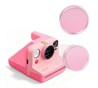 WOGOZAN Lens Cap for Polaroid Now Gen 3, Now+ Gen 2/3rd Instant Camera, Lens Cover for Polaroid, Aluminum Alloy Lens Cap & Inner Cushioning Sponge with Storage Bag (No Camera) - Pink