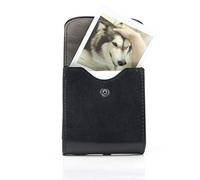 WOGOZAN Photo Pouch Album for Instax Square SQ1 SQ20 SQ10 SQ6 SP-3 Instant Film Camera Mini 3 Inch Film Case Bag with Soft PU Leather Material (Black)