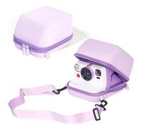WOGOZAN Protective Case for Polaroid Now 2nd/3rd, Now+ Gen 2/3rd, I-Type, OneStep+, Onestep 2, FILP, Instant Film Camera - Hard Shell Camera Case with Adjustable Shoulder Strap (Purple) (No Camera)